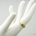 Skalk gold yellow matn - velikost 60, ka 6 mm, tlouka 1,6 mm, lehk vnitn zaoblen - Zlat snubn prsteny - k 1931 (2)