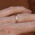 RAW gold red - snubn prsteny z ervenho zlata -  dmsk prsten velikost 52, ka 3,5 mm, tlouka 1,2 mm