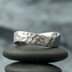 FOREVER Raw - kovan snubn prsten z nerezov oceli - velikost 63, ka kovu 5 mm, matn - et 1825