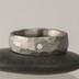 Snubní nebo zásnubní prsten s diamantem 1,7 mm - Natura - profil B