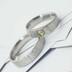 snubní prsteny Wood světlé - dámský s jantarem