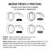 Mo�n� profily prstenu - vhodn� profil n�m napi�te do pozn�mky k objedn�vce