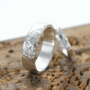 Archeos silver - Stbrn kovan snubn prsten