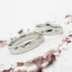snubní prsteny z chirurgické oceli ručně kované - velikost 48, šířka 4 mm, profil B+CF a velikost 66, šířka 5 mm, profil C+CF - K 3280