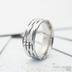 BETULA - kovan snubn prsten z nerezov oceli