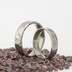 titanov snubn prsteny run kovan - Natura - velikost 50, ka 4,5 mm, tlouka stedn, profil C, leskl a velikost 59, ka 5,5 mm, tlouka stedn, profil C, leskl - Et 1522