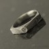 Tulipus a čirý diamant 1,7 mm - Damasteel zásnubní prsten, S831 - velikost 48,5 - TW lept 75 SV (3)