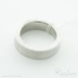 Collium - Kovan snubn prsten se lbkem, ocel damasteel - koleka - V4917