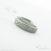 Prima rky - Kovan snubn prsten z nerez oceli damasteel, V4944