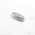 Prima koleka - Kovan snubn prsten z oceli damasteel, V4951