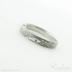 Prima devo - Kovan snubn prsten z nerez oceli damasteel, V4989