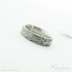Prima voda - Kovan snubn prsten z oceli damasteel, V5002