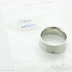 Rafael - kovan snubn prsten z nerezov oceli - V5008