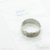 Natura nerez - tmav - kovan snubn prsten - V5014