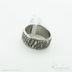 Strukt line - kovan snubn prsten z nerezov oceli, V5041