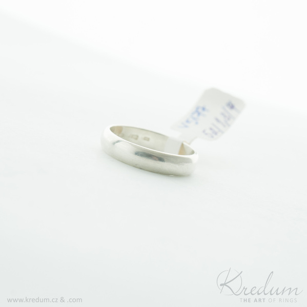 Prima silver - leskl - stbrn snubn prsten - V5177