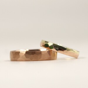 prsteny Rock Gold red + Columba Rock Gold red & yellow